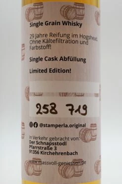 29 Jahre North British Lowland Single Grain Whisky -SBS || Waterford || SAINT JAMES Verkaufsgeschäft 29NorthBritish3