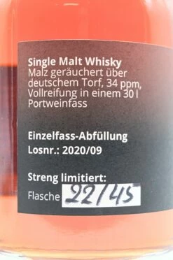 Single Cask Schwesternfass EMMA Single Malt Whisky -SBS || Waterford || SAINT JAMES Verkaufsgeschäft DSC00128