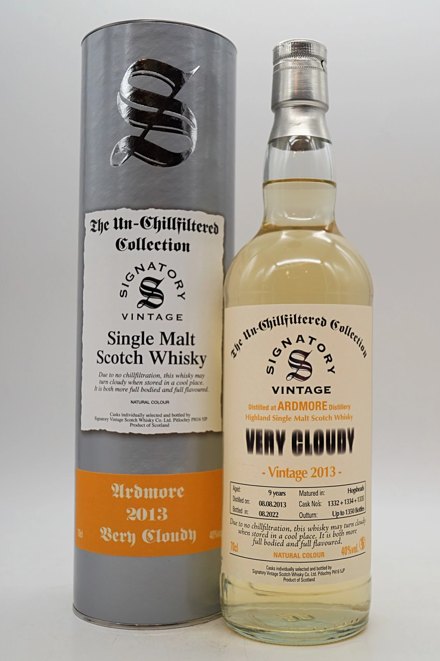 Ardmore 2013 Very Cloudy Highland Single Malt Scotch Whisky 1 Ardmore 2013 Very Cloudy Highland Single Malt Scotch Whisky