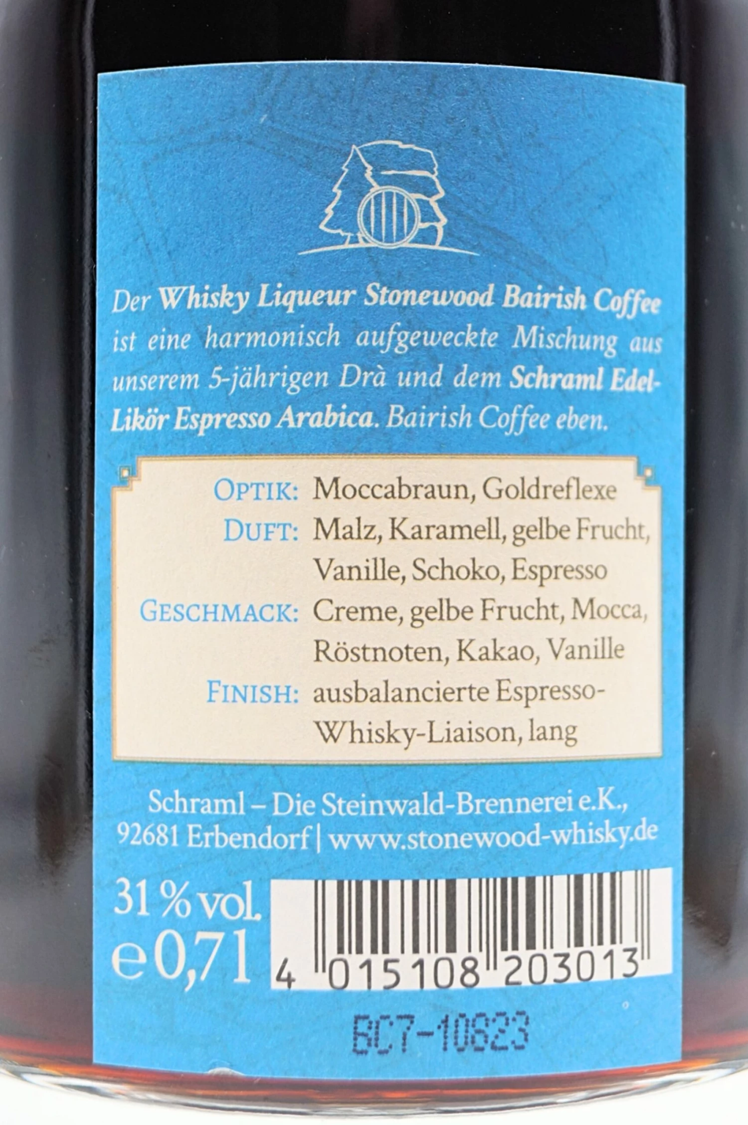 Stonewood Bairish Coffee Whisky Likör 5 Stonewood Bairish Coffee Whisky Likör – Bild 5