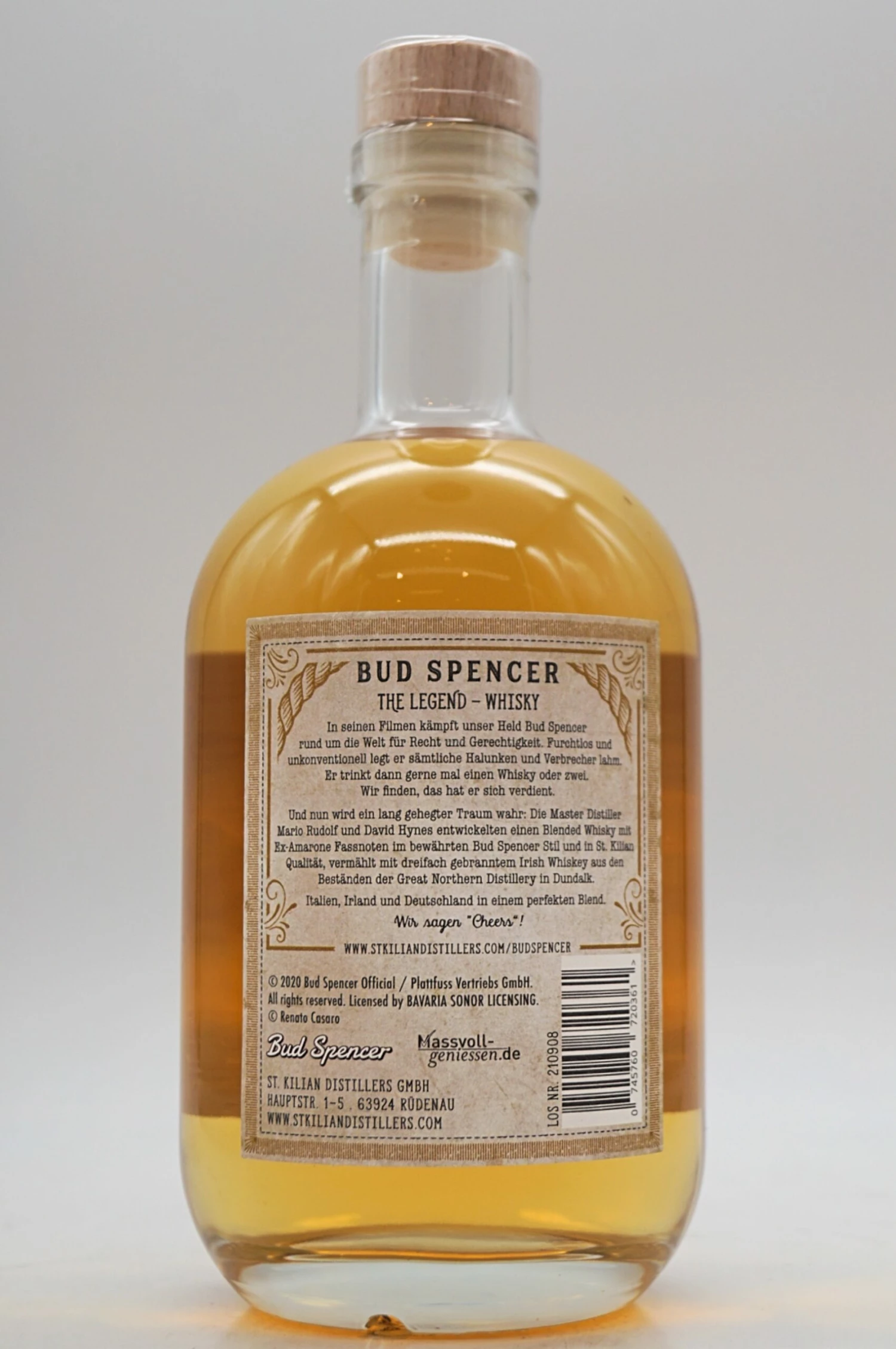 Bud Spencer The Legend Blended Malt Whisky Mild 2 Bud Spencer The Legend Blended Malt Whisky Mild – Bild 2