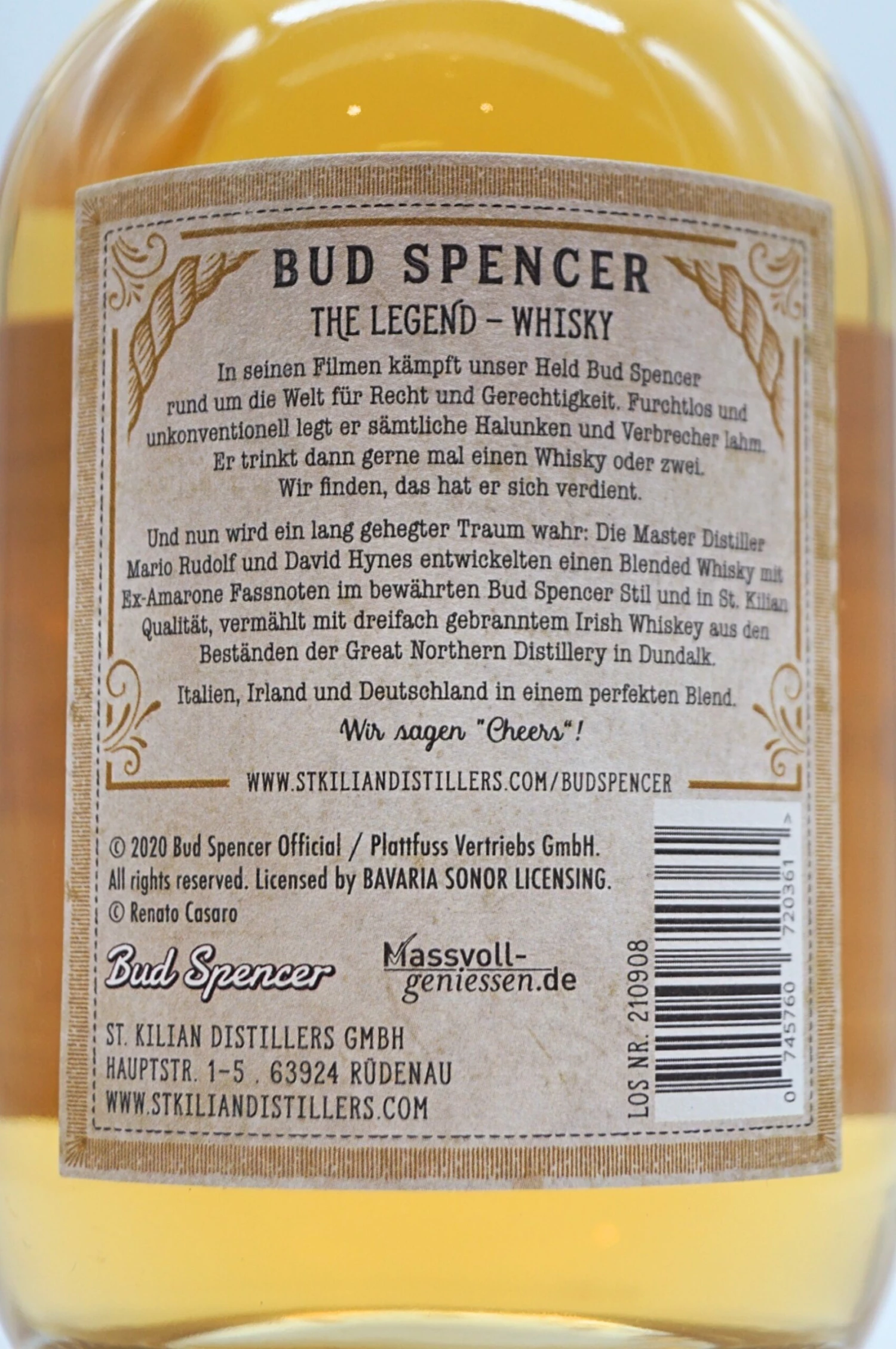 Bud Spencer The Legend Blended Malt Whisky Mild 4 Bud Spencer The Legend Blended Malt Whisky Mild – Bild 4