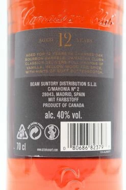 12 Jahre Classic Canadian Blended Whisky -SBS || Waterford || SAINT JAMES Verkaufsgeschäft DSC00524