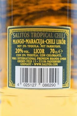 Tropical Chili Tequila Likör -SBS || Waterford || SAINT JAMES Verkaufsgeschäft SalitosTropChili3