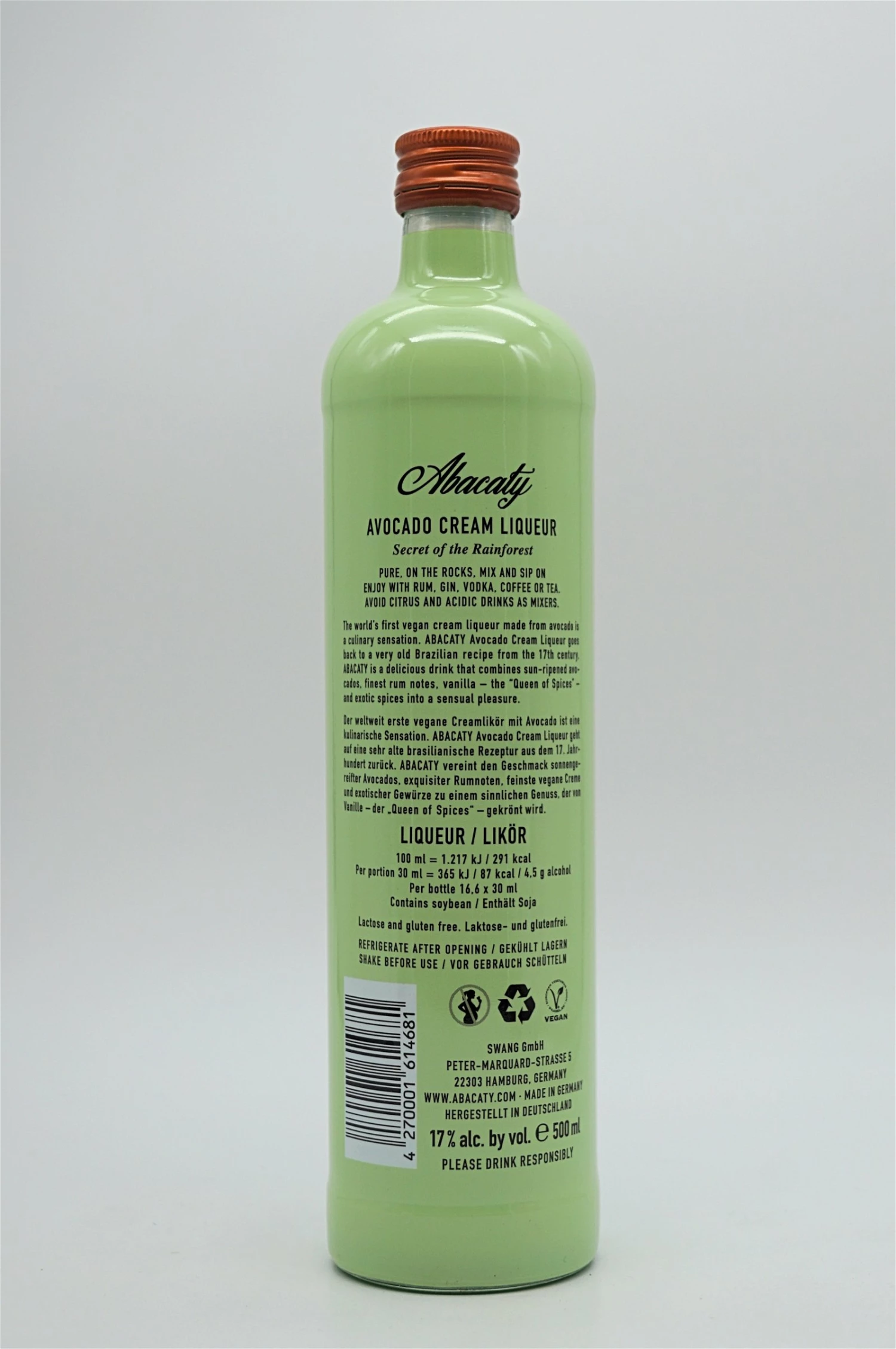 Avocado Creme Liqueur Vegan 2 Avocado Creme Liqueur Vegan – Bild 2