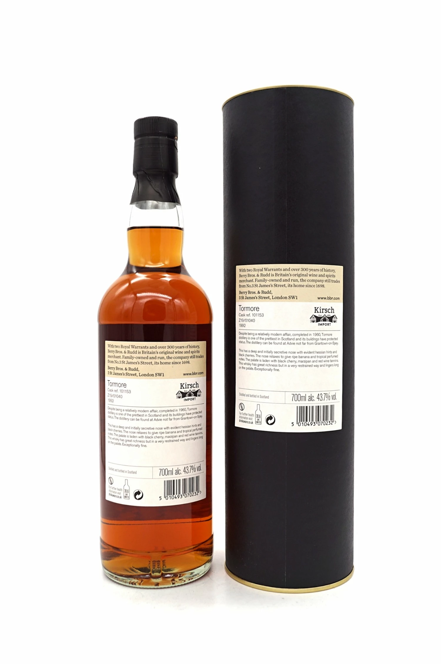 27 Jahre Tormore Distillery 1992/2020 Wine Cask Finish #101153 Speyside Single Malt Scotch Whisky 2 27 Jahre Tormore Distillery 1992/2020 Wine Cask Finish #101153 Speyside Single Malt Scotch Whisky – Bild 2