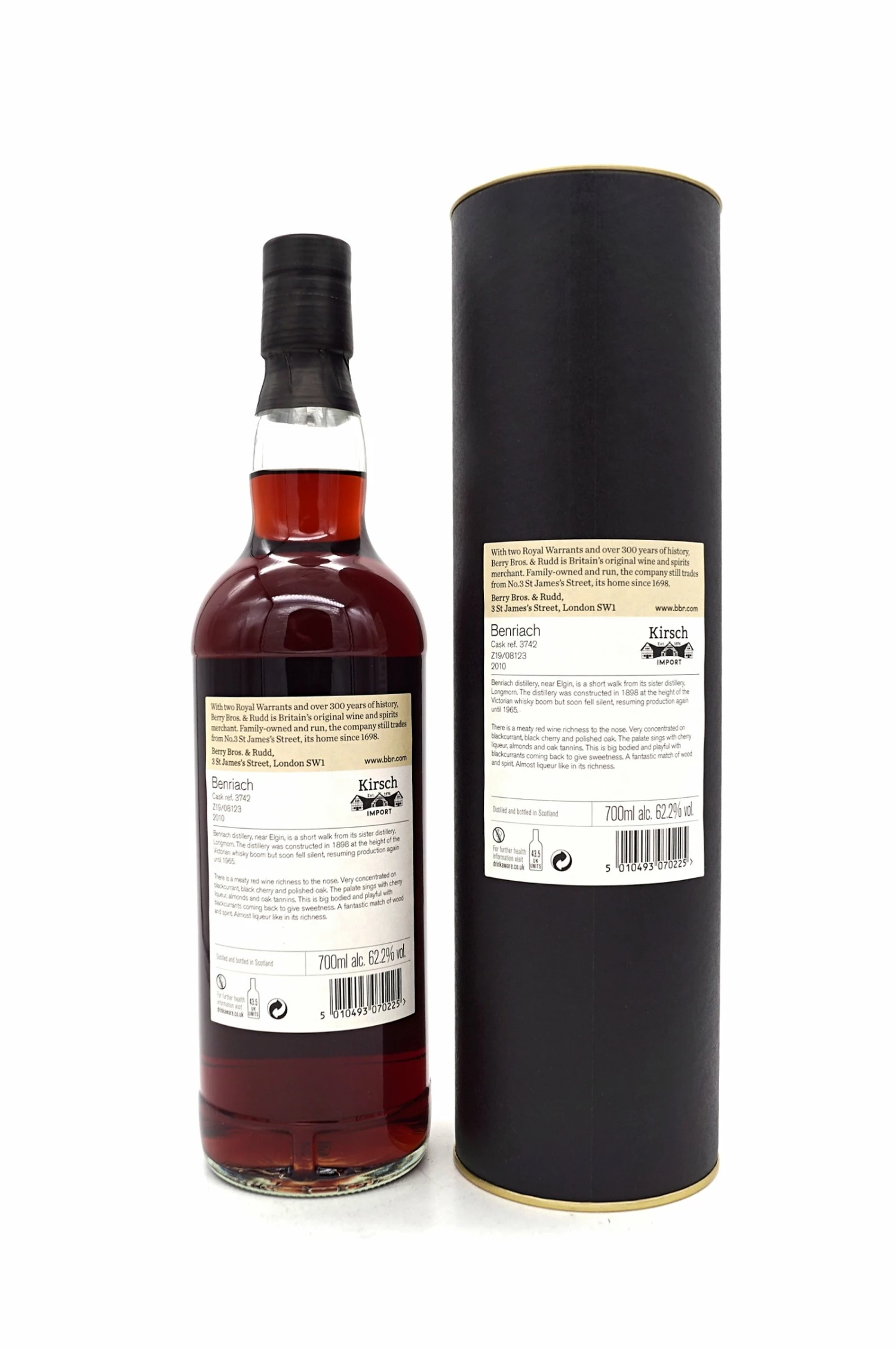 10 Jahre Benriach Distillery 2010/2020 Wine Cask Finish #3742 Speyside Single Malt Scotch Whisky 2 10 Jahre Benriach Distillery 2010/2020 Wine Cask Finish #3742 Speyside Single Malt Scotch Whisky – Bild 2