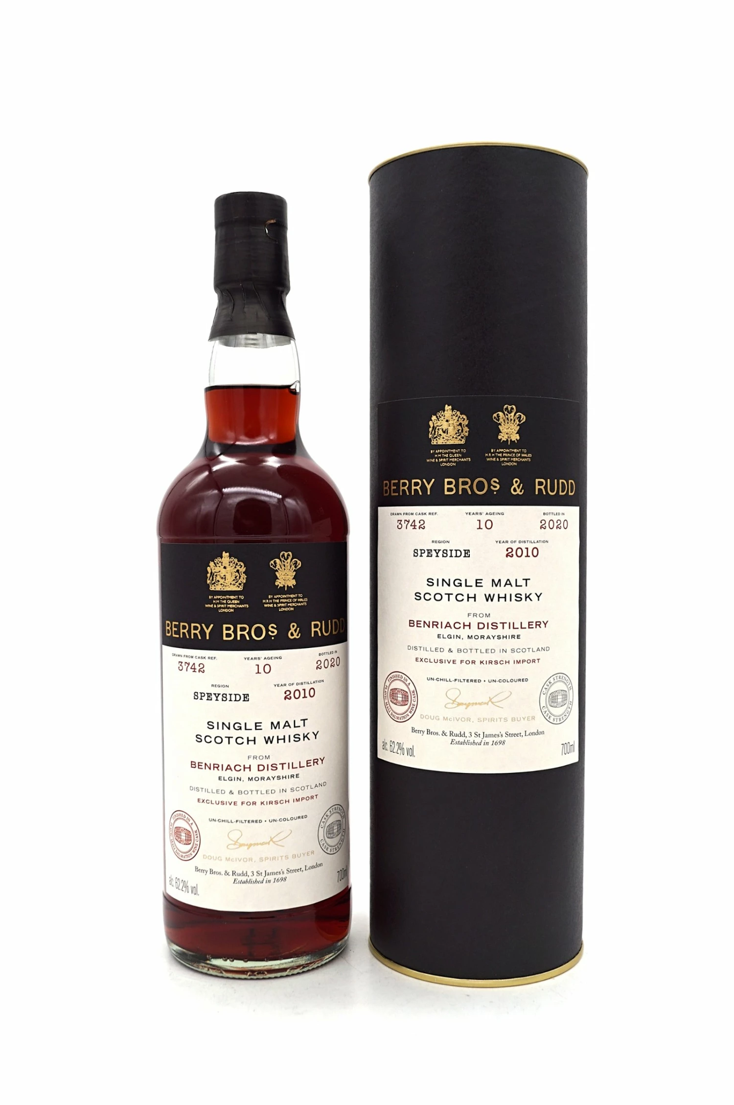 10 Jahre Benriach Distillery 2010/2020 Wine Cask Finish #3742 Speyside Single Malt Scotch Whisky 1 10 Jahre Benriach Distillery 2010/2020 Wine Cask Finish #3742 Speyside Single Malt Scotch Whisky