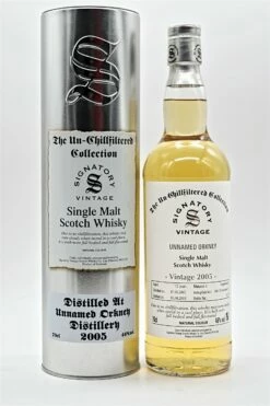 Unnamed Orkney Distillery Vintage 2005 Single Malt Scotch Whisky