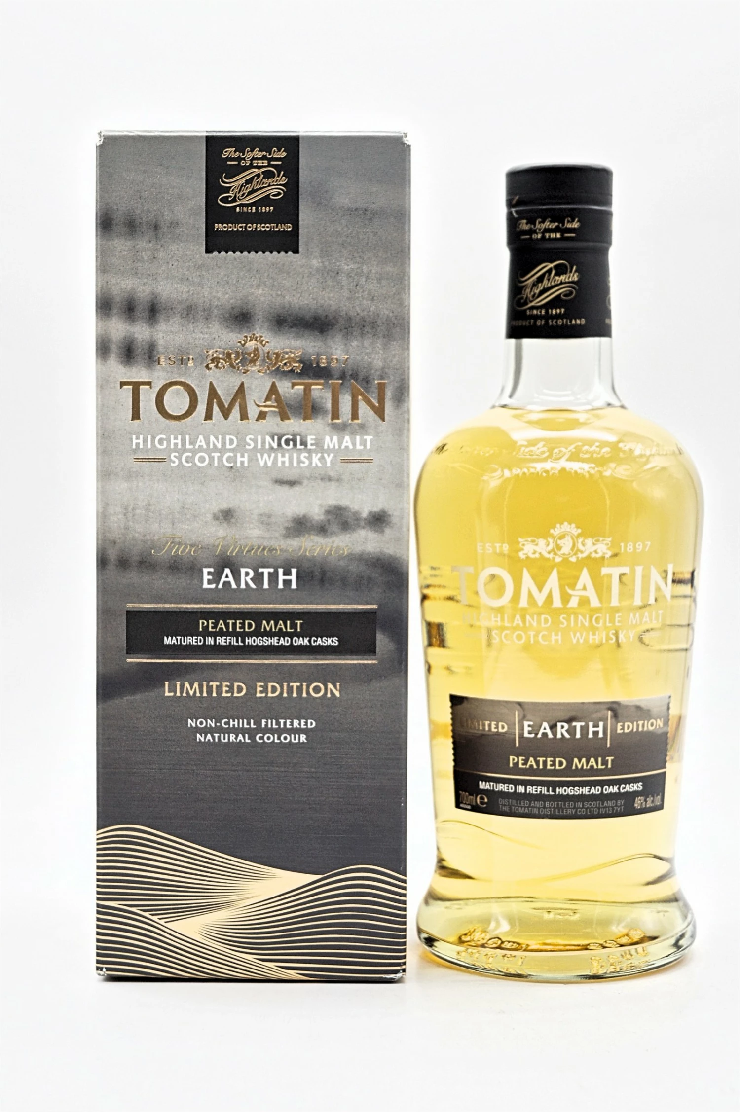 Earth Limited Edition Peated Malt Highland Single Malt Scotch Whisky 1 Earth Limited Edition Peated Malt Highland Single Malt Scotch Whisky