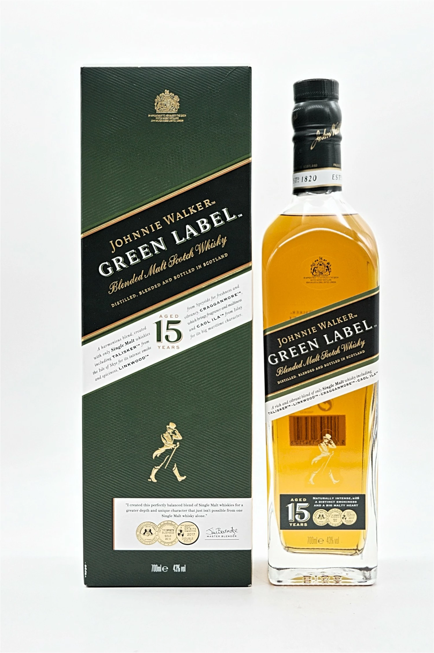 15 Jahre Green Label Blended Malt Scotch Whisky 1 15 Jahre Green Label Blended Malt Scotch Whisky