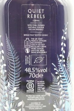 Organic Quiet Rebels Lorna Single Malt Scotch Whisky -SBS || Waterford || SAINT JAMES Verkaufsgeschäft dsc01170