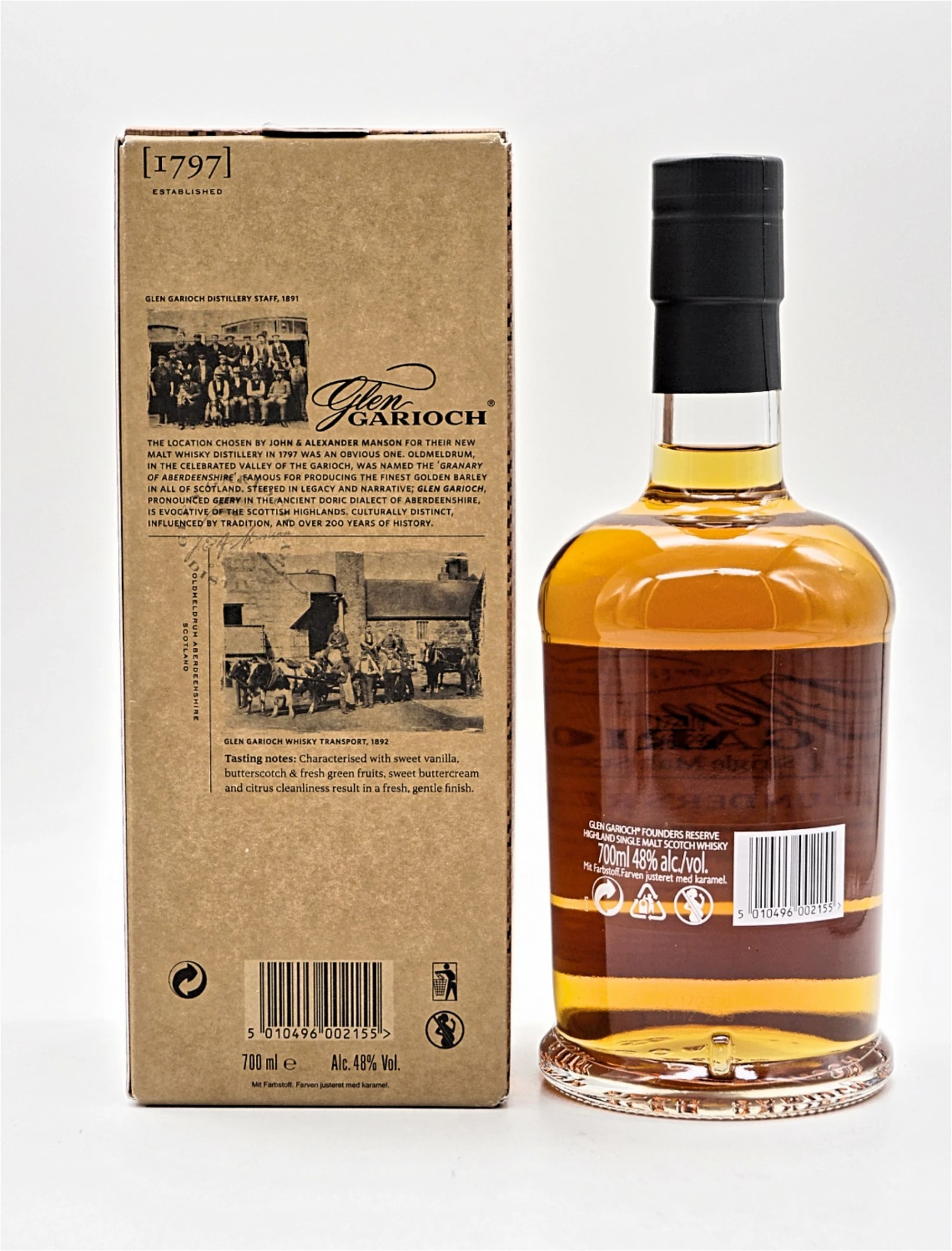 1797 Founders Reserve Highland Single Malt Scotch Whisky 2 1797 Founders Reserve Highland Single Malt Scotch Whisky – Bild 2