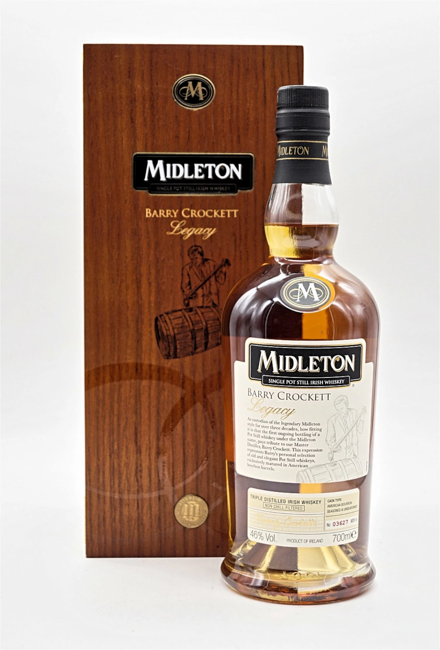 Barry Crockett Legacy Cask 03627 Single Pot Still Irish Whiskey 1 Barry Crockett Legacy Cask 03627 Single Pot Still Irish Whiskey