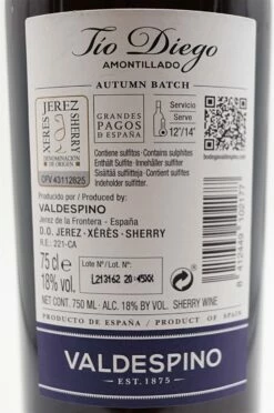 Amontillado Tio Diego -SBS || Waterford || SAINT JAMES Verkaufsgeschäft dsc01480