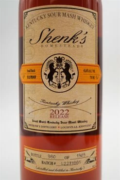 L.R. Shenks Homestead Sour Mash Whiskey -SBS || Waterford || SAINT JAMES Verkaufsgeschäft dsc02282