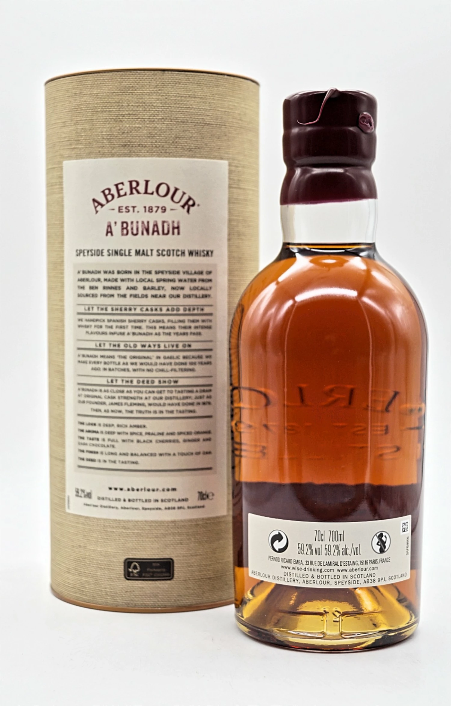 Abunadh Original Cask Strength Speyside Single Malt Scotch Whisky 2 Abunadh Original Cask Strength Speyside Single Malt Scotch Whisky – Bild 2