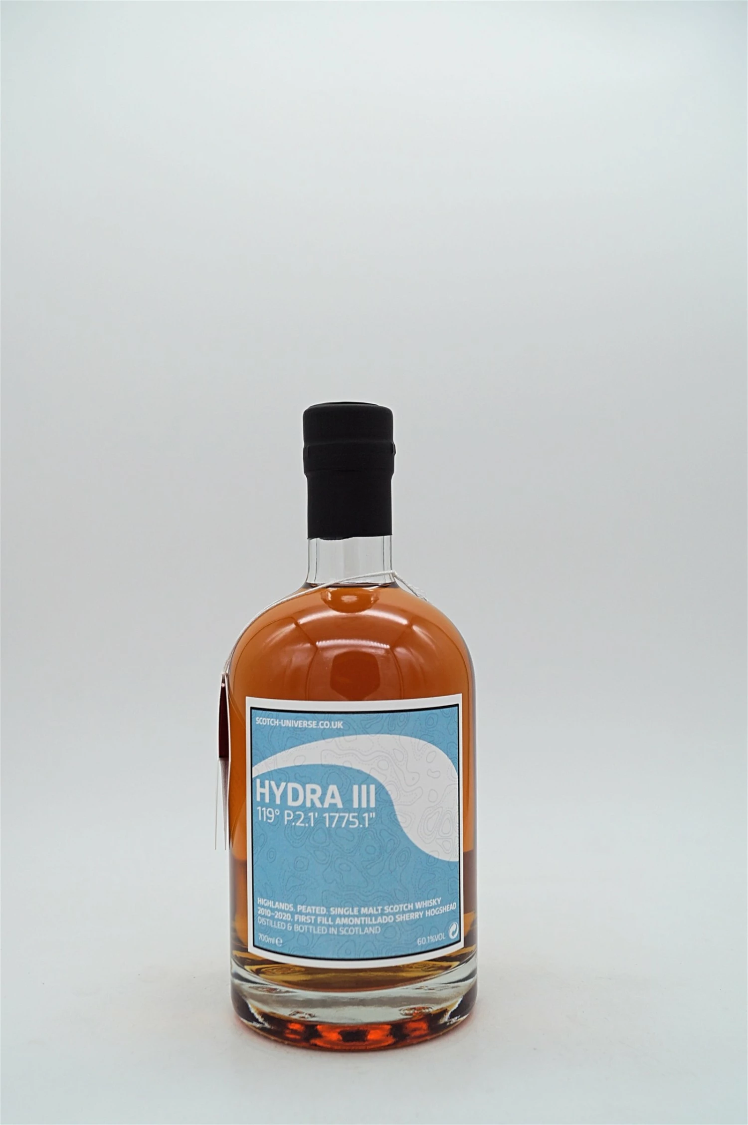 Hydra 3 Amontillado Sherry Hogshead 2010/2020 Highland Peated Single Malt Scotch Whisky 1 Hydra 3 Amontillado Sherry Hogshead 2010/2020 Highland Peated Single Malt Scotch Whisky