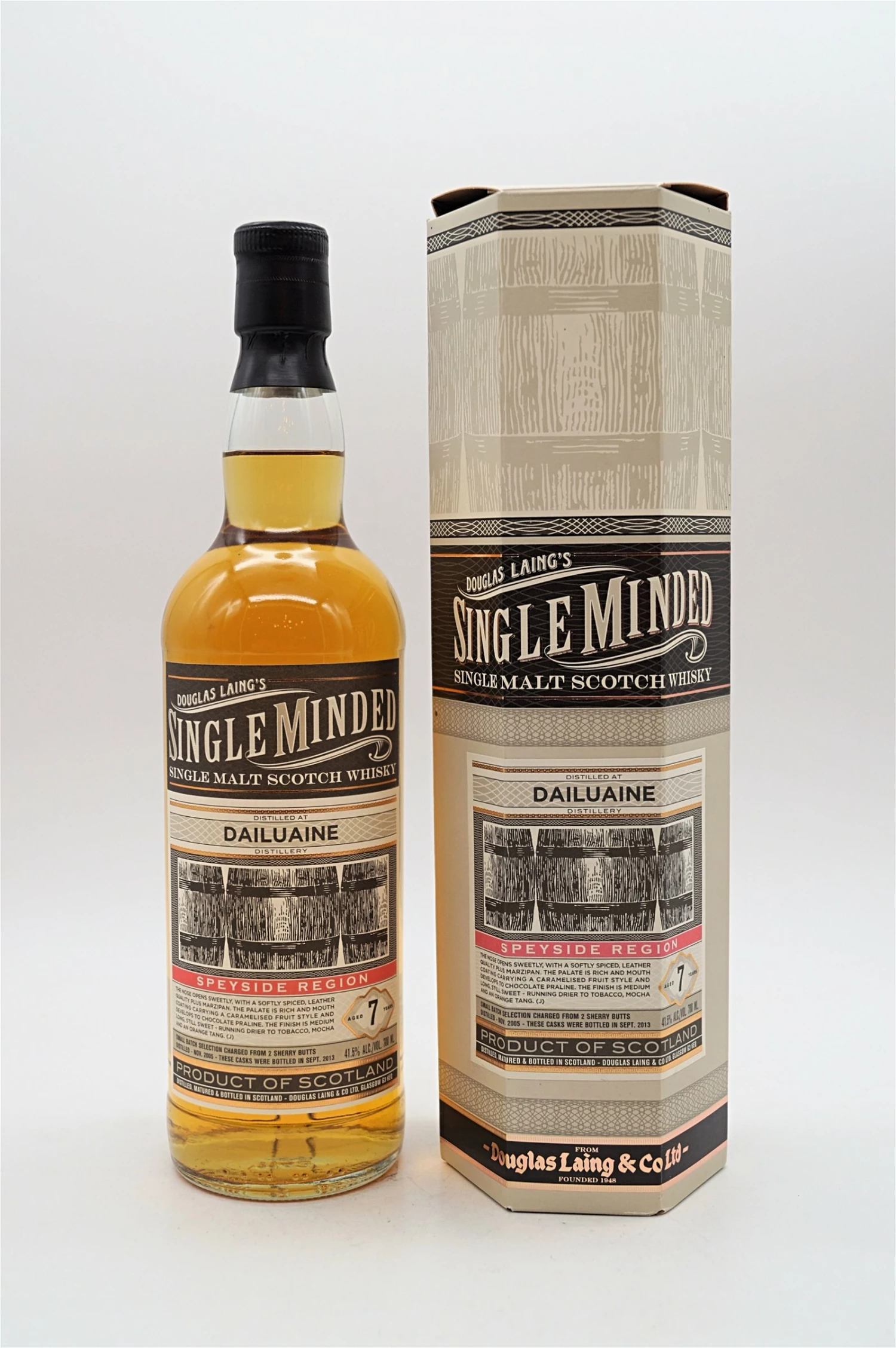 Single Minded 7 Jahre Dailuaine Speyside Single Malt Scotch Whisky 1 Single Minded 7 Jahre Dailuaine Speyside Single Malt Scotch Whisky