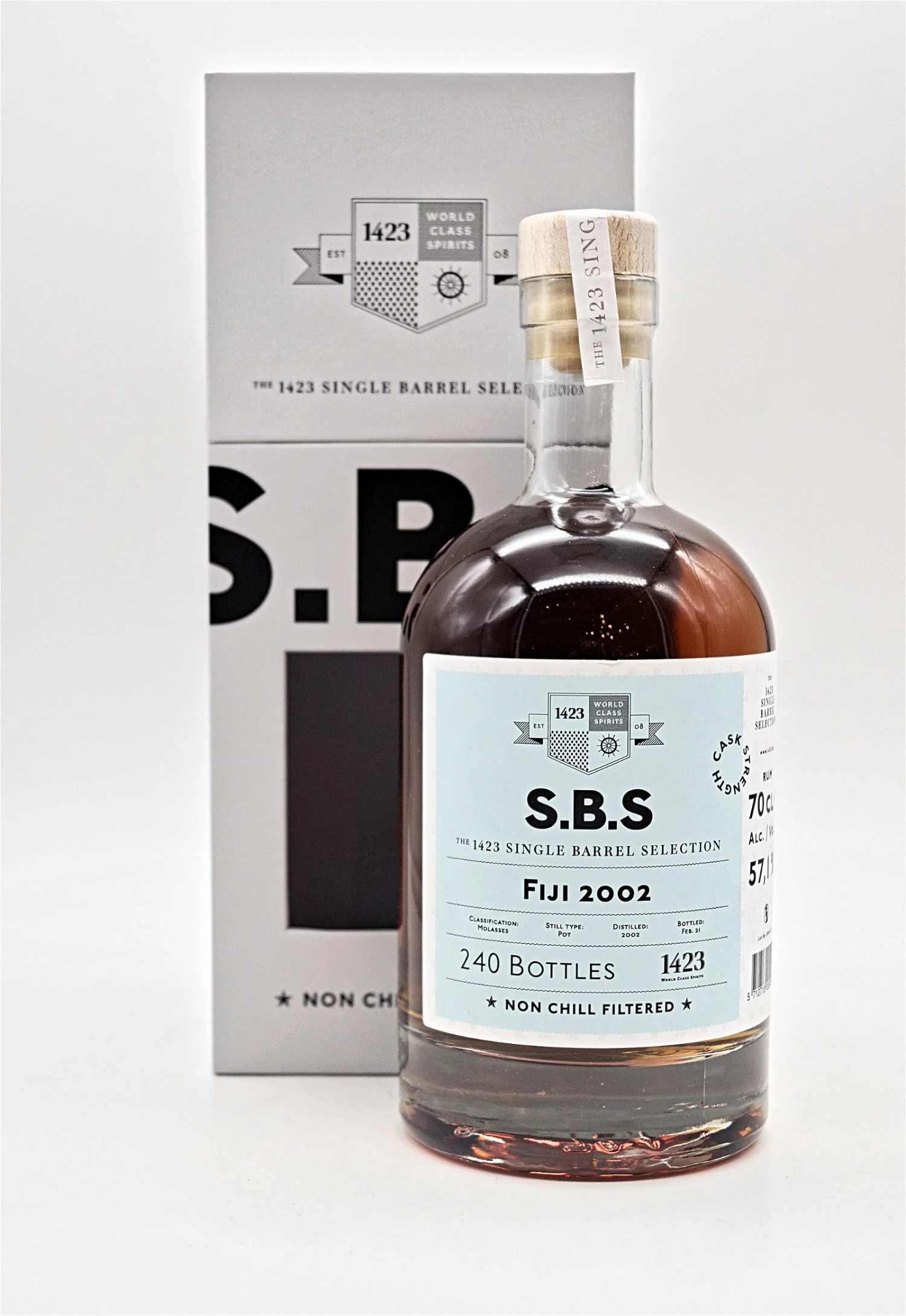 SBS Fiji 2002 South Pacific Single Barrel Selection Rum 1 SBS Fiji 2002 South Pacific Single Barrel Selection Rum