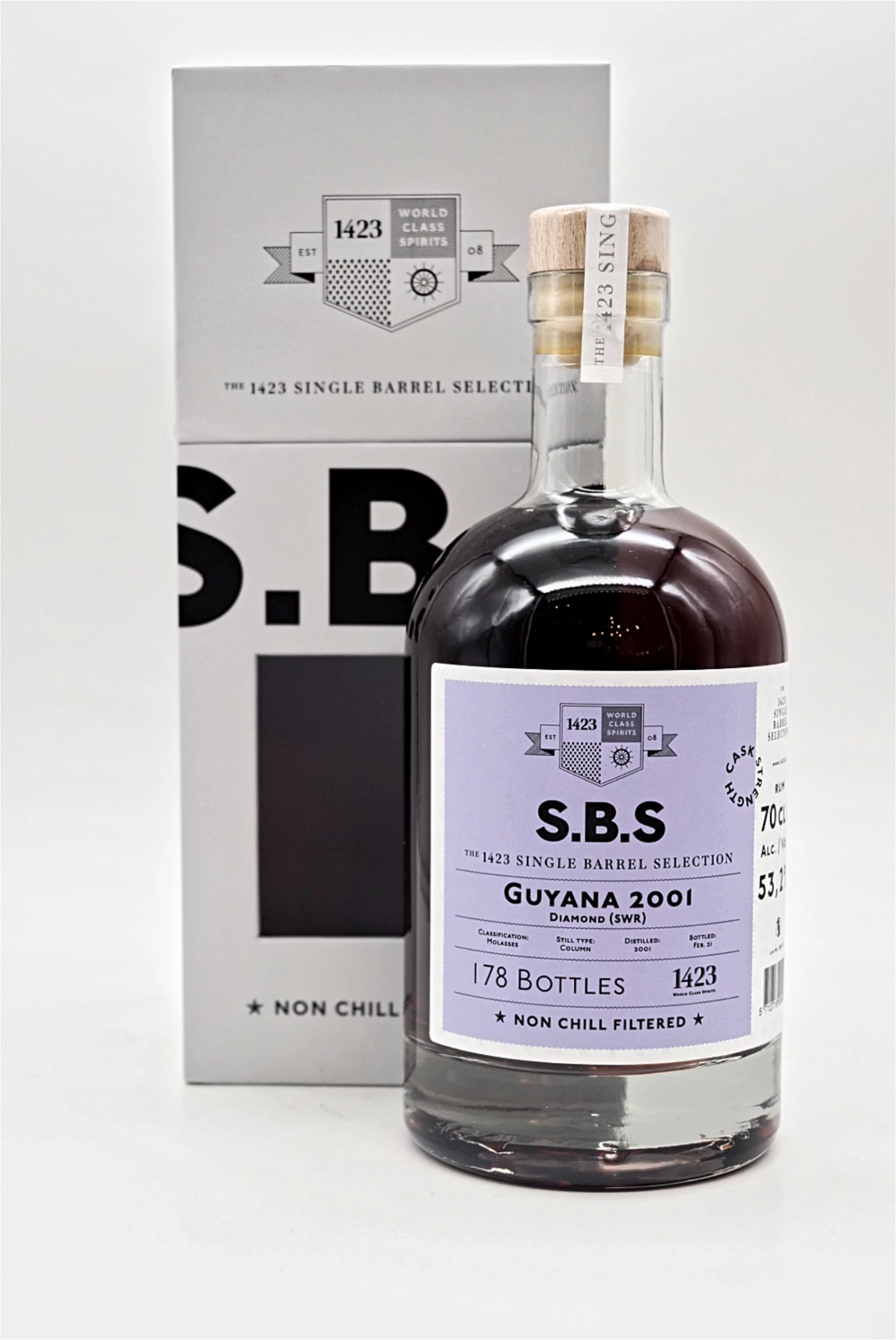 SBS Guyana 2001 Skeldon Single Barrel Selection Rum 1 SBS Guyana 2001 Skeldon Single Barrel Selection Rum