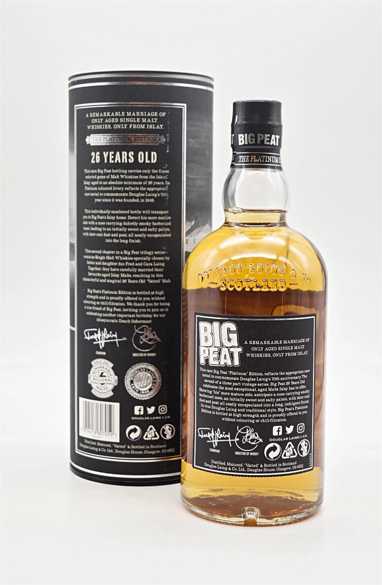 26 Jahre The Platinum Edition Islay Blended Malt Scotch Whisky 2 26 Jahre The Platinum Edition Islay Blended Malt Scotch Whisky – Bild 2