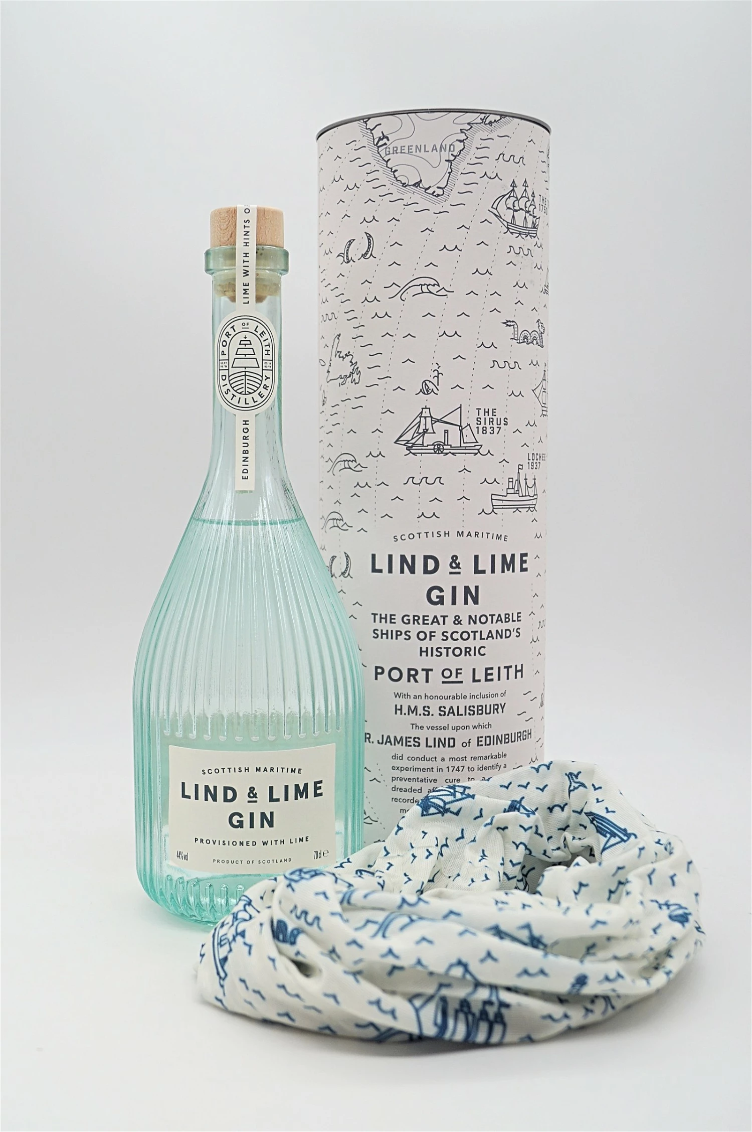 Scottish Maritime Gin + Halstuch 1 Scottish Maritime Gin + Halstuch