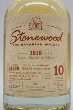 Stonewood 1818 2011 10 Jahre Bavarian Single Grain Whisky -SBS || Waterford || SAINT JAMES Verkaufsgeschäft dsc08430