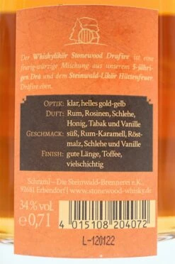 Stonewood Drafire Bavarian Whisky Likör -SBS || Waterford || SAINT JAMES Verkaufsgeschäft dsc08435