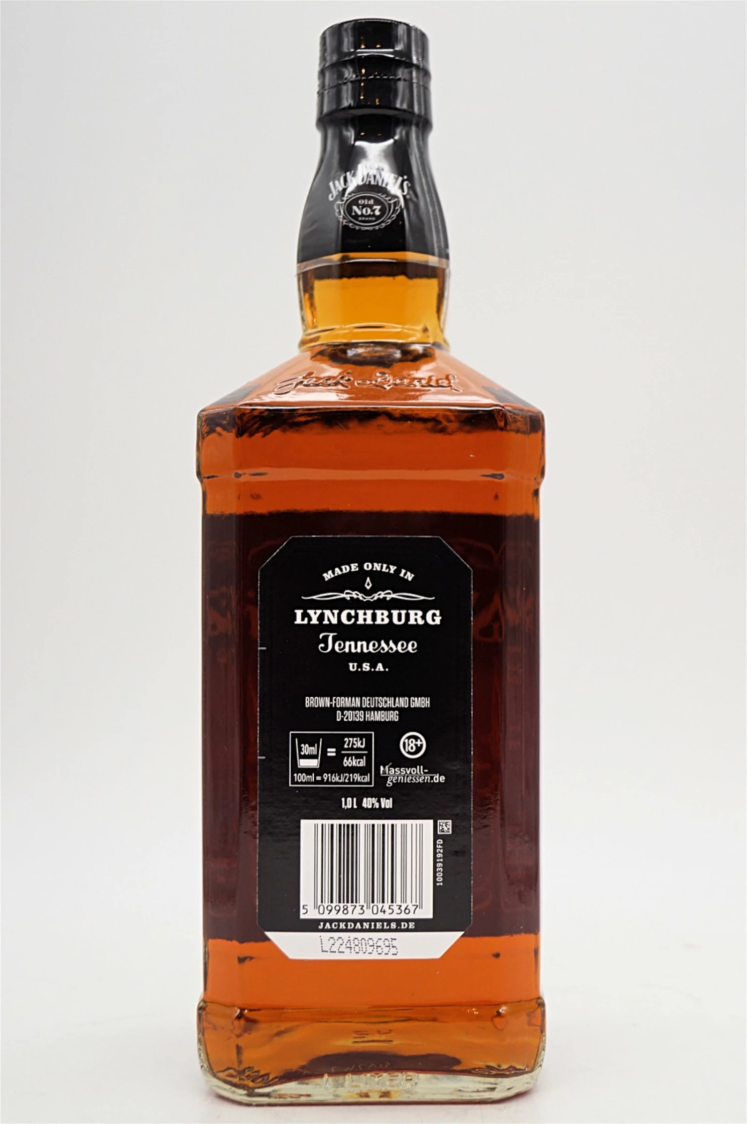 Old No 7 Tennessee Whiskey 1L 2 Old No 7 Tennessee Whiskey 1L – Bild 2