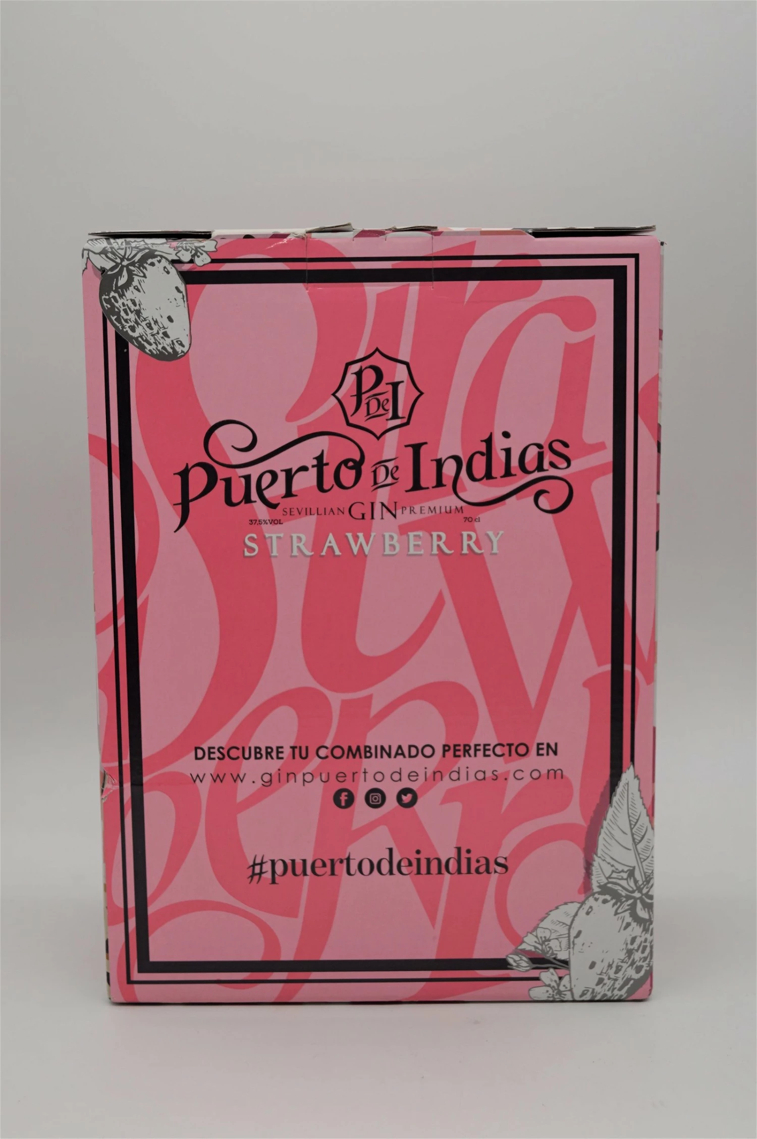 Sevillian Premium Gin Strawberry + Kelch 2 Sevillian Premium Gin Strawberry + Kelch – Bild 2