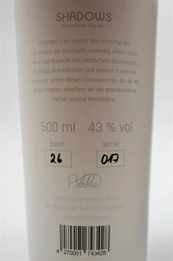 Franconian Dry Gin Iced -SBS || Waterford || SAINT JAMES Verkaufsgeschäft dsc08985
