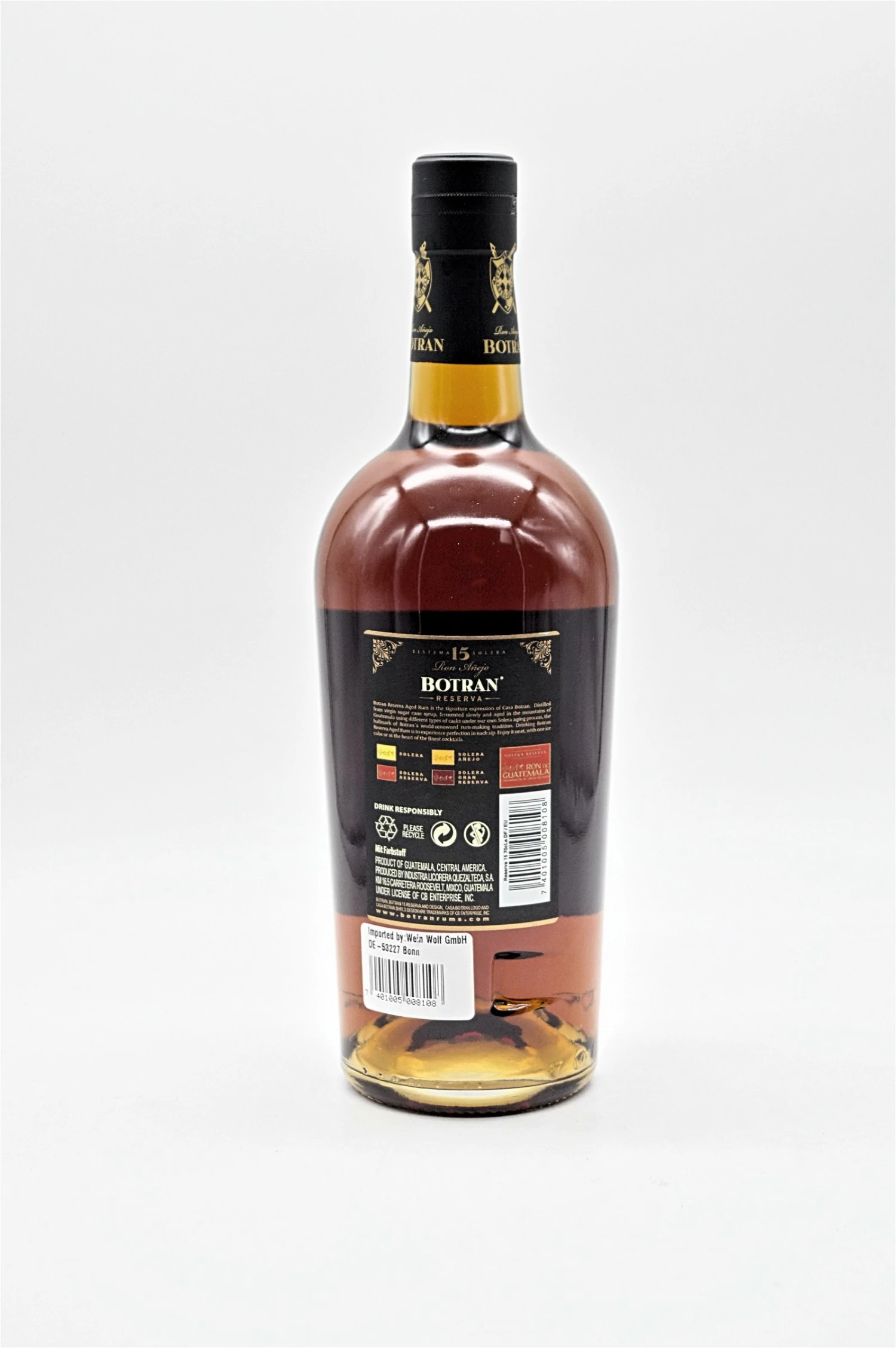 Ron Anejo 15 Reserva Sistema Solera 2 Ron Anejo 15 Reserva Sistema Solera – Bild 2