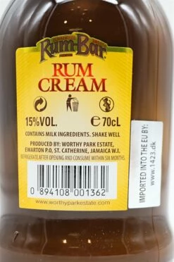 Rum-Bar Rum Cream 8 Rum-Bar Rum Cream -SBS || Waterford || SAINT JAMES Verkaufsgeschäft dsc09427