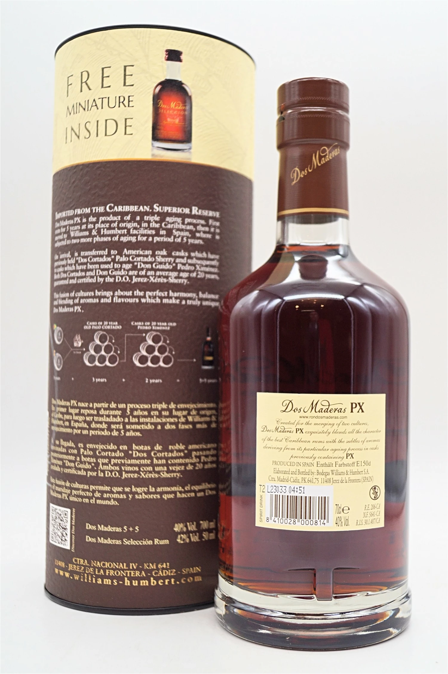 5+5 PX Triple Aged Rum 2 5+5 PX Triple Aged Rum – Bild 2