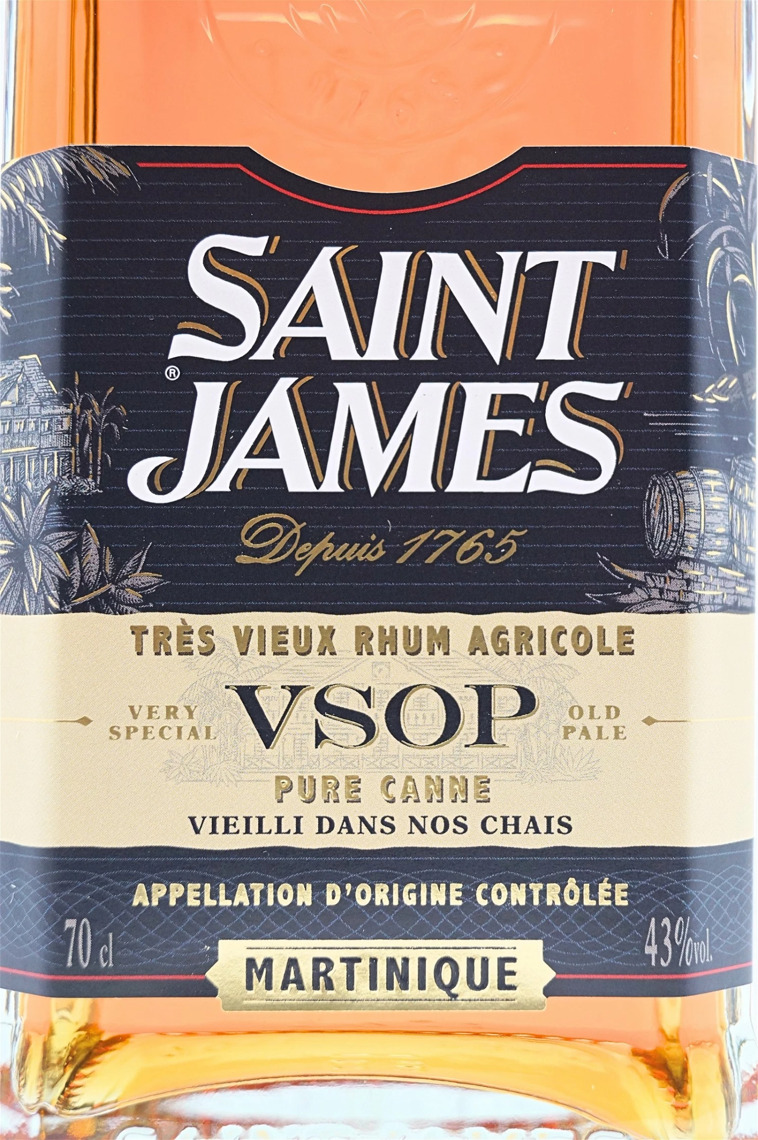 SAINT JAMES VSOP Tres Vieux Rhum Agricole 3 SAINT JAMES VSOP Tres Vieux Rhum Agricole – Bild 3