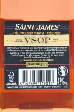 SAINT JAMES VSOP Tres Vieux Rhum Agricole 8 SAINT JAMES VSOP Tres Vieux Rhum Agricole -SBS || Waterford || SAINT JAMES Verkaufsgeschäft dsc09537