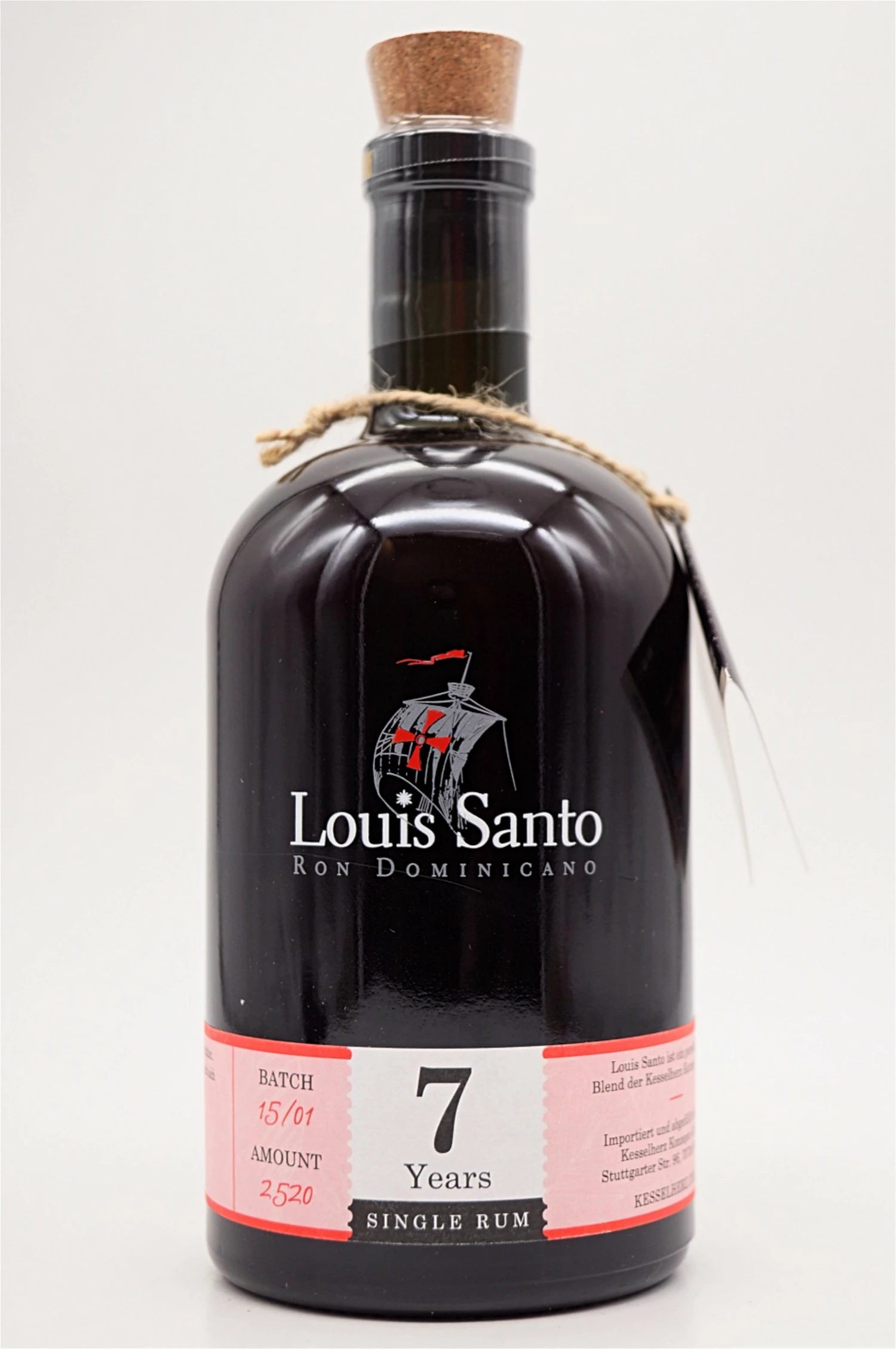 7 Jahre Single Rum Batch 15/01 1 7 Jahre Single Rum Batch 15/01