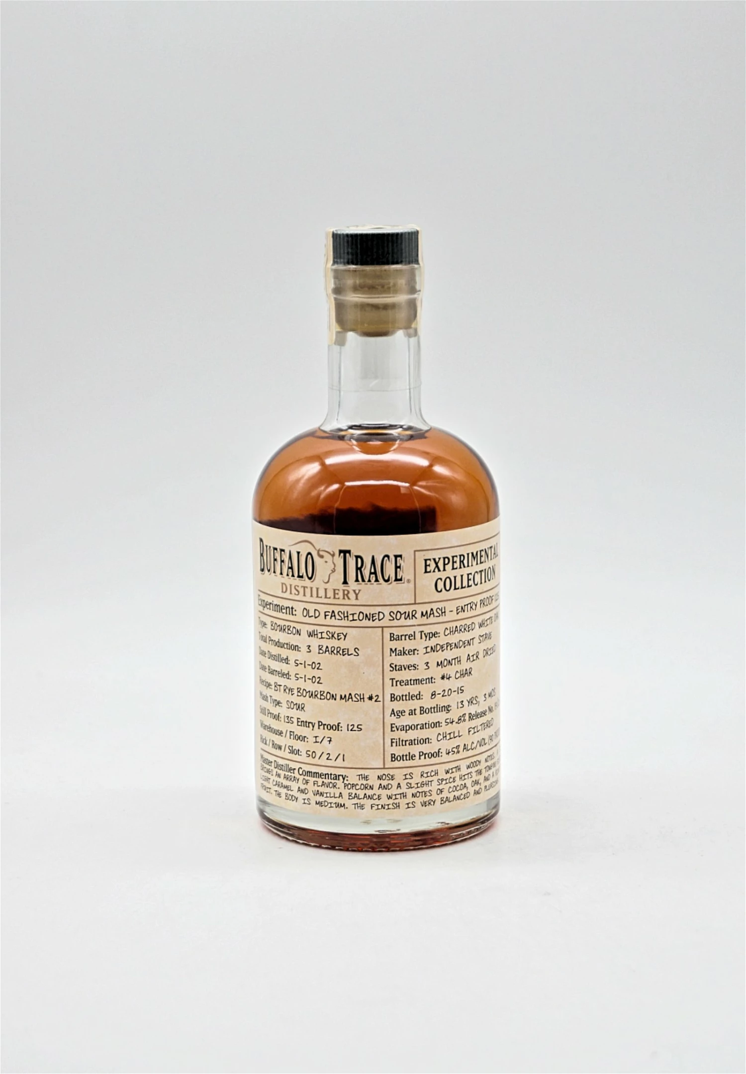 Experimental Collection 2002/2015 Entry Proof 125 Bourbon Whiskey 1 Experimental Collection 2002/2015 Entry Proof 125 Bourbon Whiskey