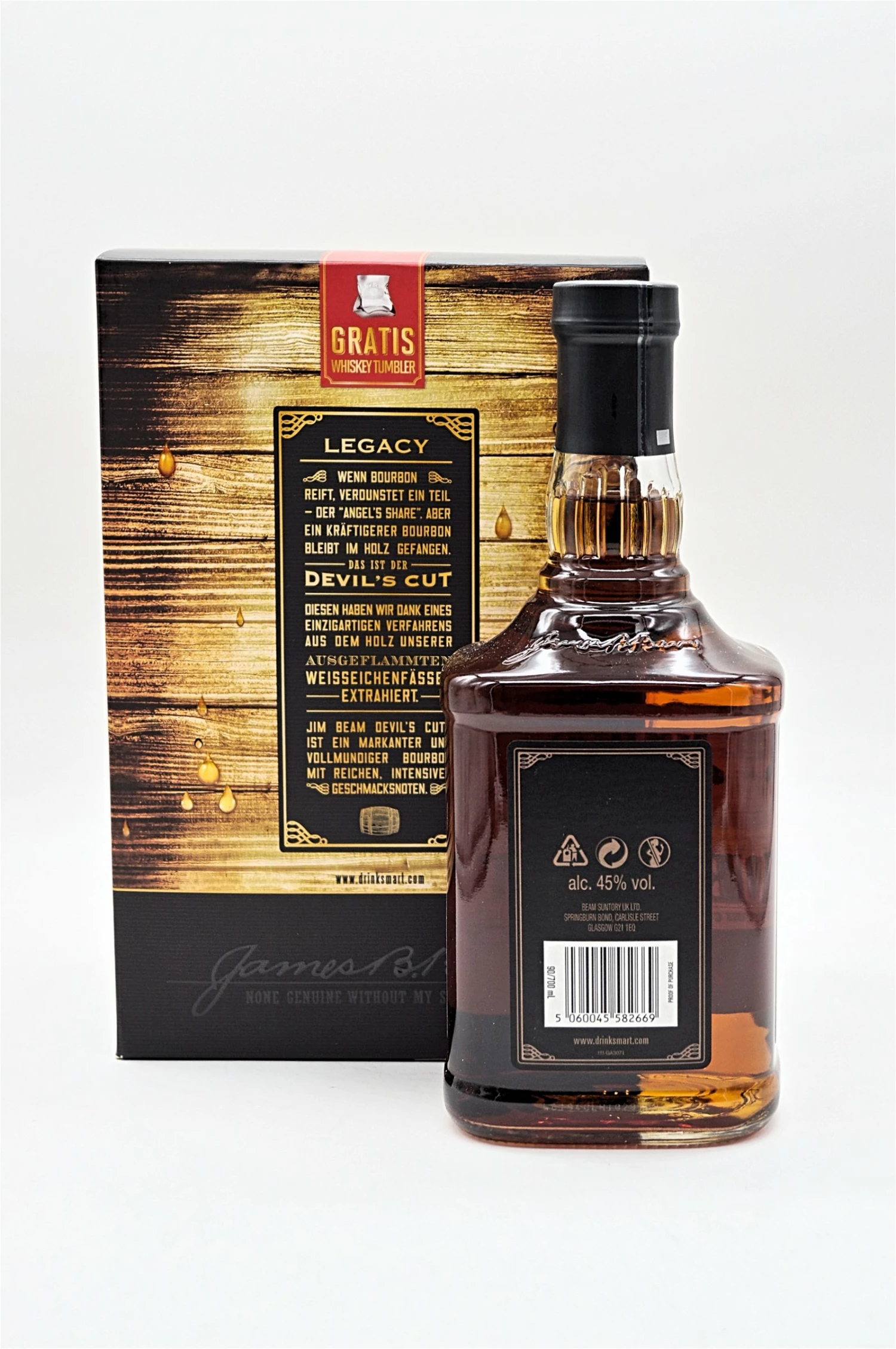 Devils Cut Kentucky Straight Bourbon Whiskey Inkl. Tumbler 2 Devils Cut Kentucky Straight Bourbon Whiskey Inkl. Tumbler – Bild 2