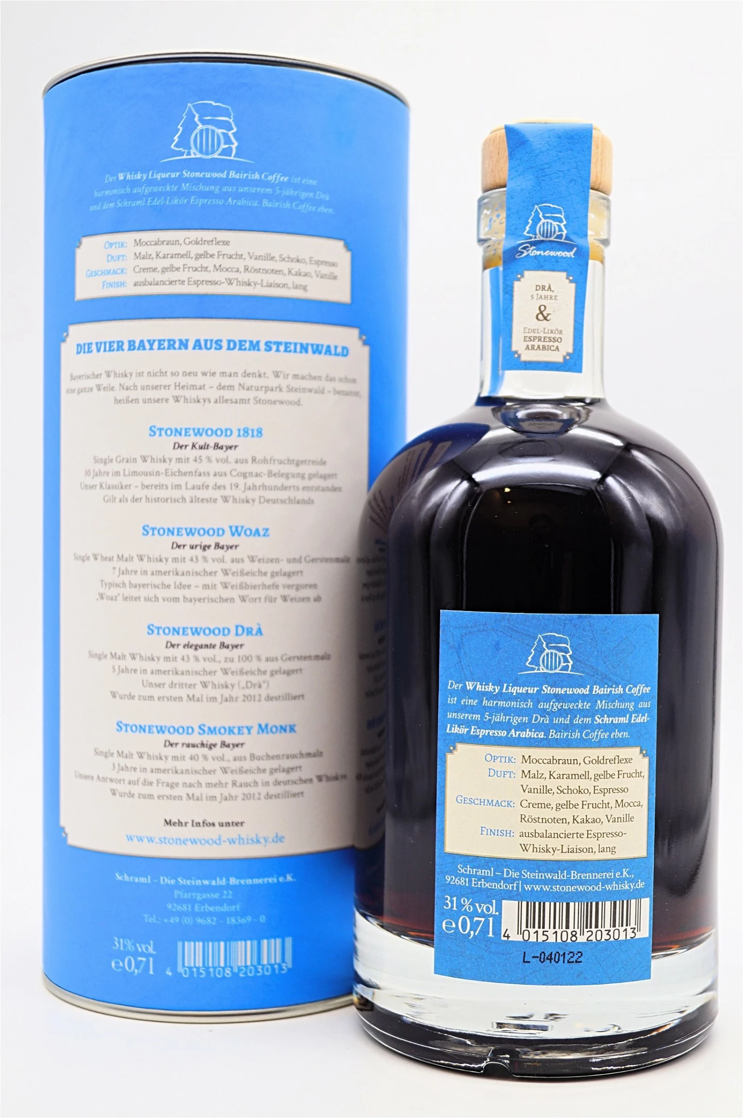 Stonewood Bairish Coffee Whisky Likör 2 Stonewood Bairish Coffee Whisky Likör – Bild 2