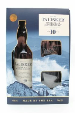 Talisker - 10 Jahre +2 Gläser Gratis Geschenkpackung